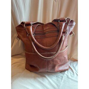Gorgeous Large Brown Kage Leather Bag Satchel